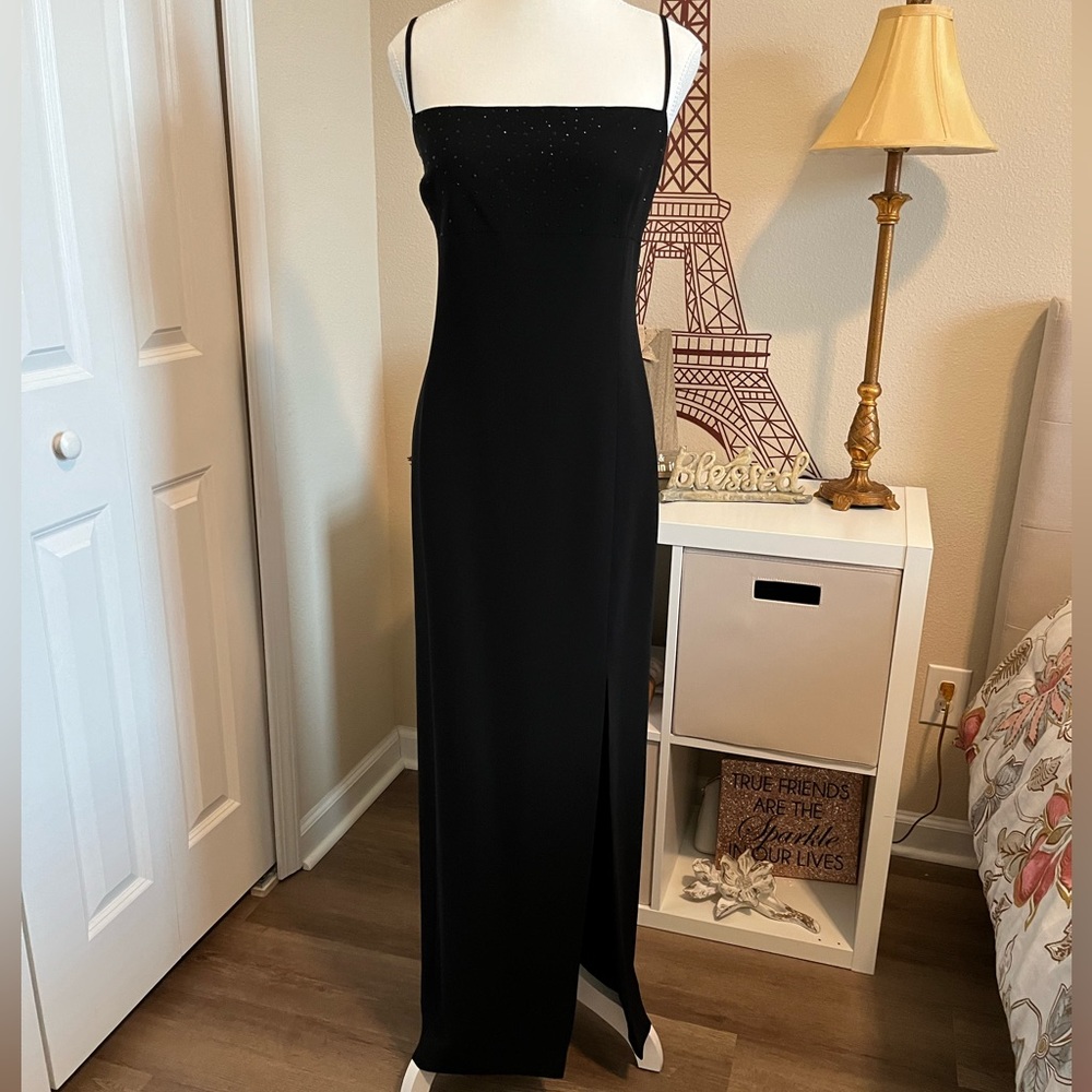 Black Gown with sparkles on top size M